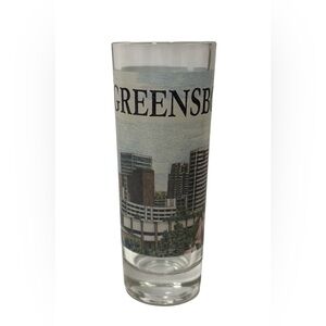 Greensboro North Carolina Tall Souvenir Shot Glass